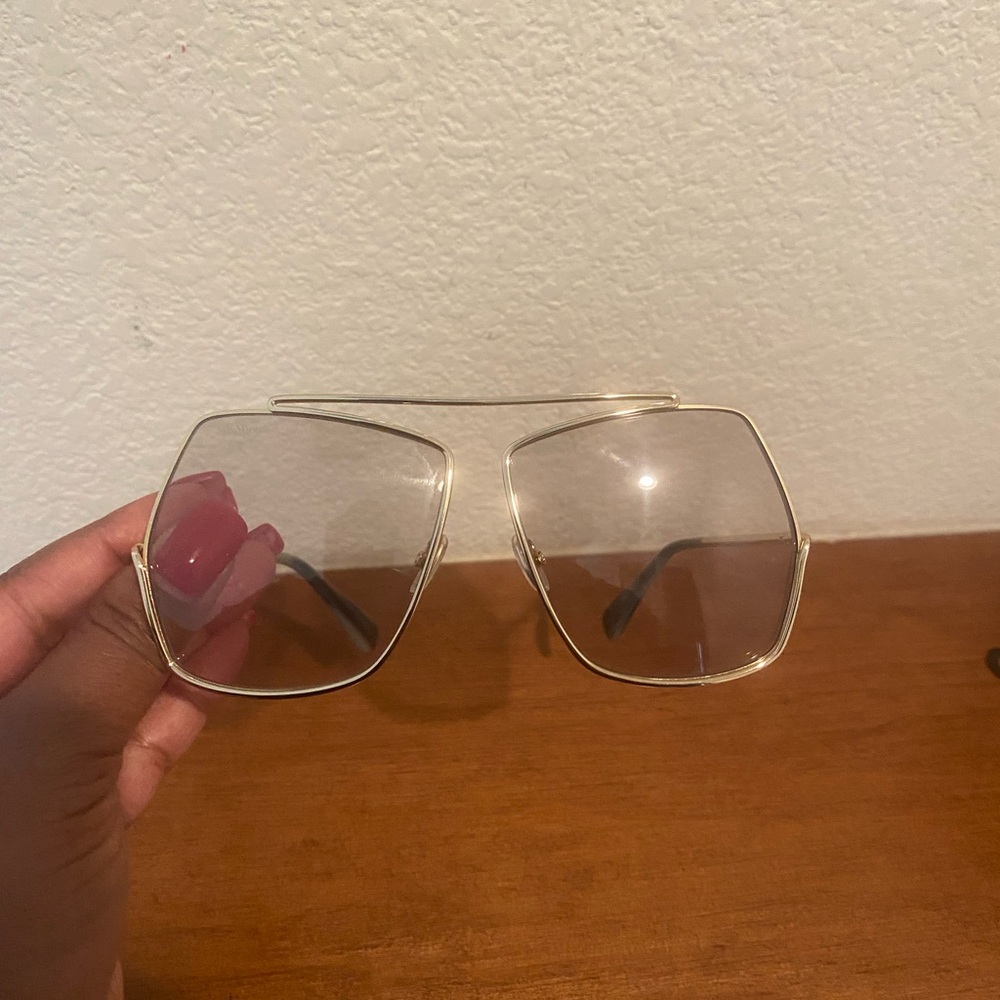 MaxMara Gold Frame Sunglasses